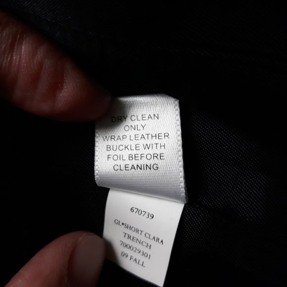 Banana Republic Clara Short Trench Coat Jacket szXS Classic Minimalist Old Money - Picture 10 of 11